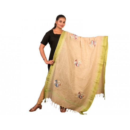 Hand Painted Patachitra Dupatta 1