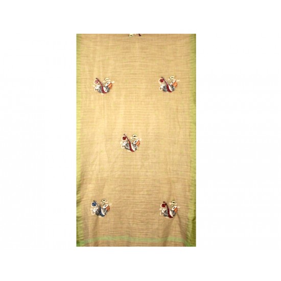 Hand Painted Patachitra Dupatta 1
